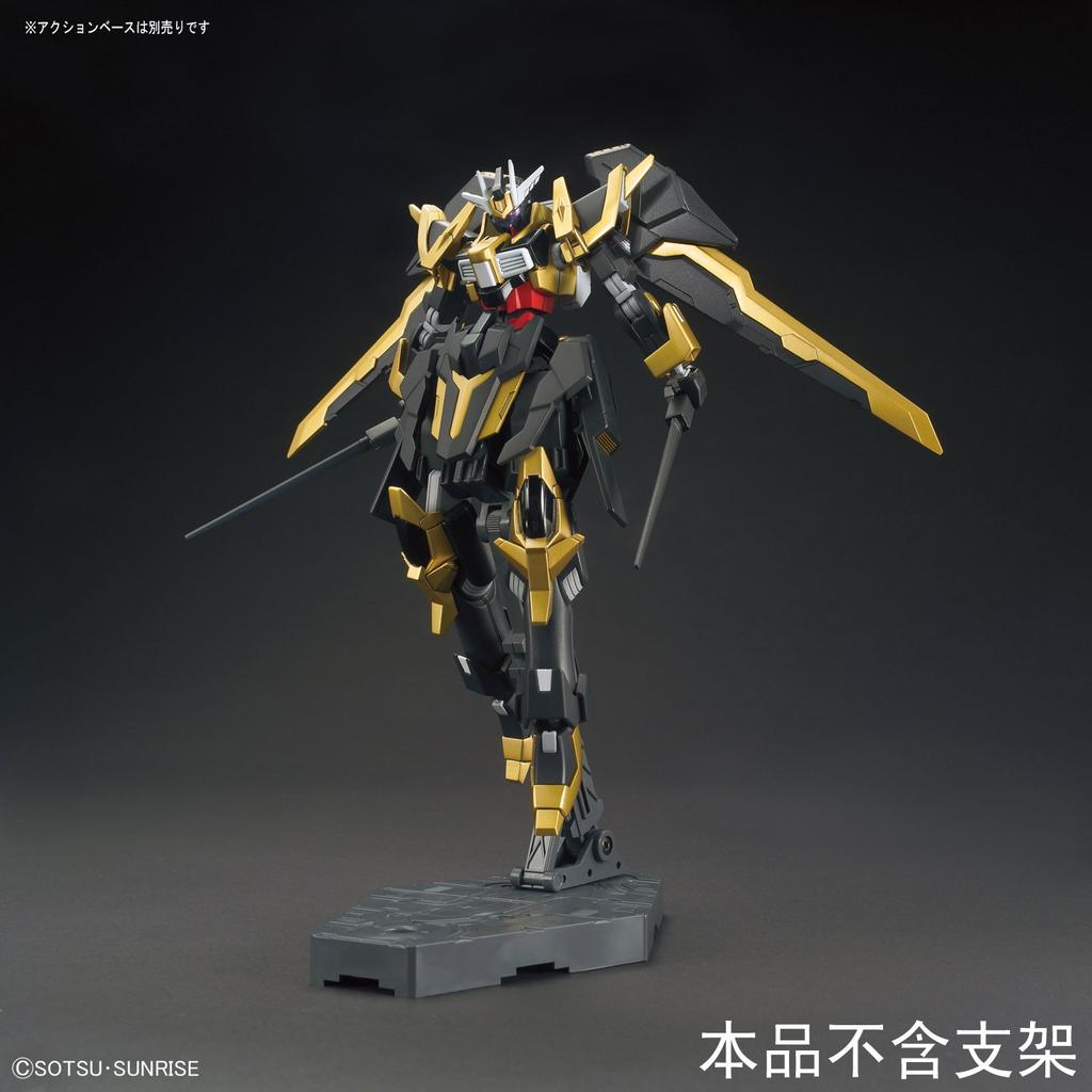 Пластиковая модель HGBF Gundam Build Fighters AR Gundam Schwarzritter в масштабе 1/144 с цветовой кодировкой