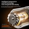 HD18 Ручная машина для сушки волос Портативный высокоскоростной фен с отрицательными ионами Бесшумная быстрая сушка волос Инструменты для укладки