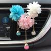 Flower Chain Ball Pendant Car Air Vent Freshener Perfume Clip Aroma Diffuser