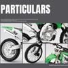 Моделирование 1:Масштаб 1/12 Модель внедорожного мотоцикла Kawasaki KX450 из сплава со звуком и светом, литая модель мотоцикла, игрушка-транспортное средство для мальчика, подарок