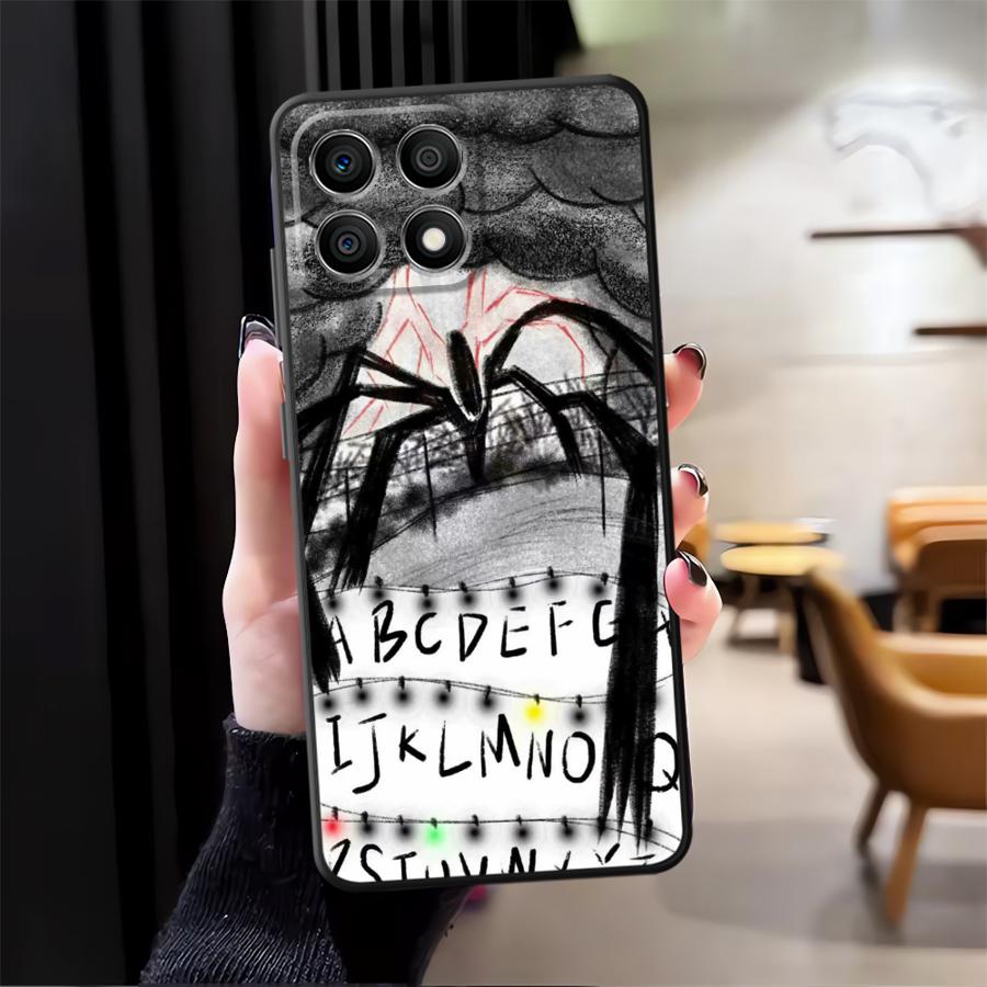 Чехол для телефона Funda для Honor X8 200 400 Lite 90 X7 X5b X9a X6 Magic5Lite 8X 70 Буквы Stranger Things