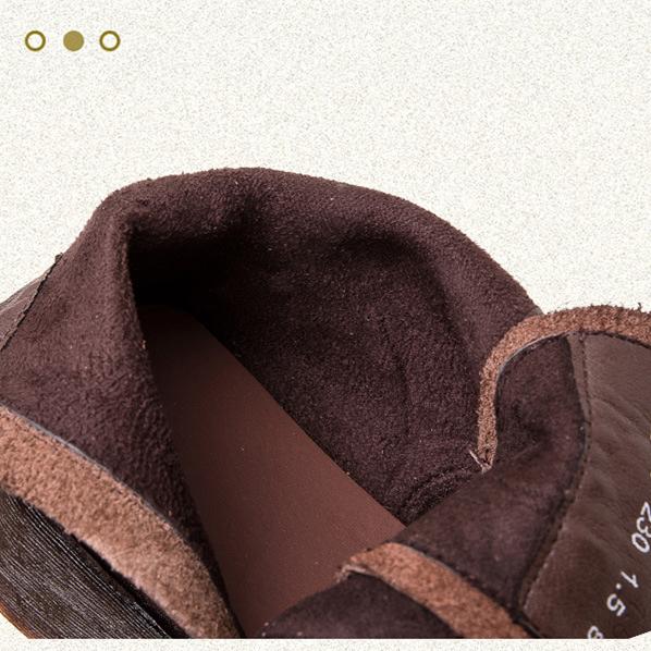 Johnature Универсальные короткие ботинки в стиле ретро с круглым носком и боковой молнией, простые женские туфли на толстом каблуке для поездок на работу