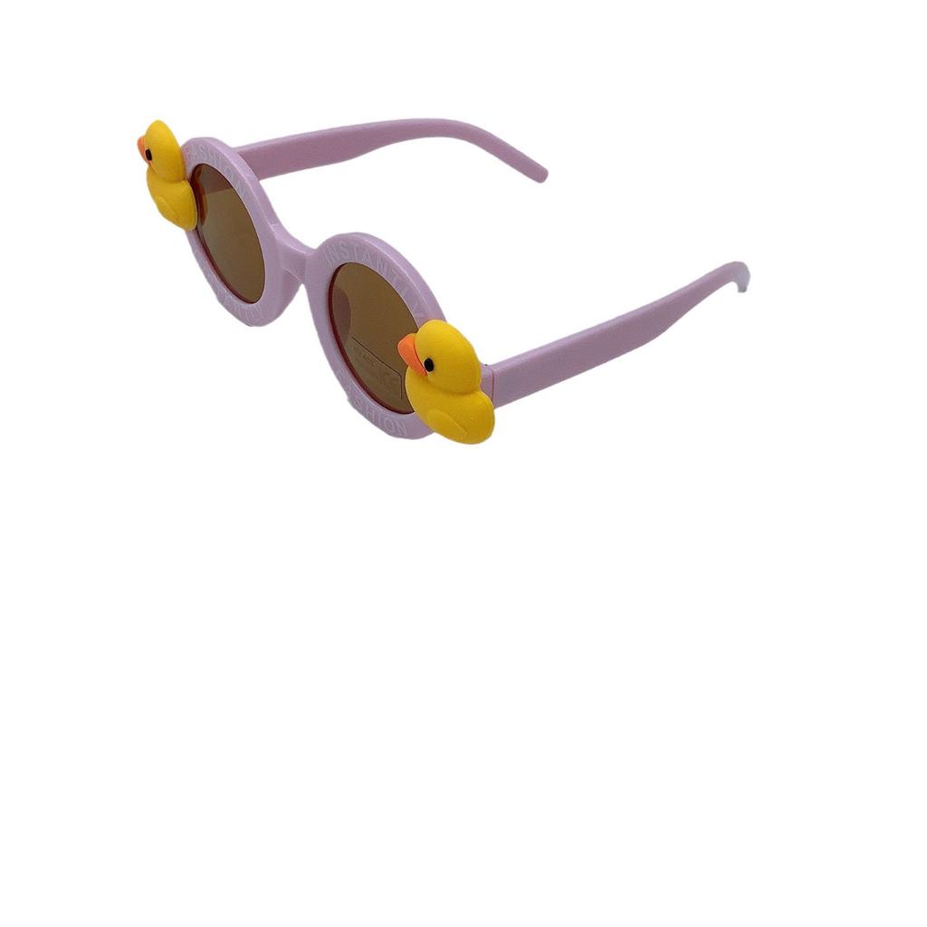 Модные милые маленькие желтые утки-утки, солнцезащитные очки с защитой от ультрафиолета для детей, модные детские очки