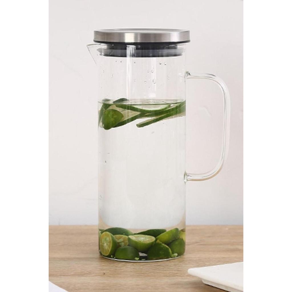 Pai Alisa Glass Jug With Chrome Lid