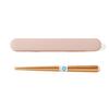 Takenaka Mayu Chopsticks and Chopstick Case Set, PK, 18cm, Pink, Made In Japan, Matching Lunch Box, Unisex Design, Dishwasher Safe (Chopsticks Only)