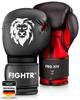 Premium Boxing Black and for Men and Martial Muay Sizes and 16 Includes Storage Bag FIGHTR® Gloves, Red, Women, Sports, Boxing, Arts, Thai,