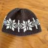 Warm Snowflake Beanies Printed Printing Knit Cap Retro Jacquard Knitted Hat  Apparel Accessories