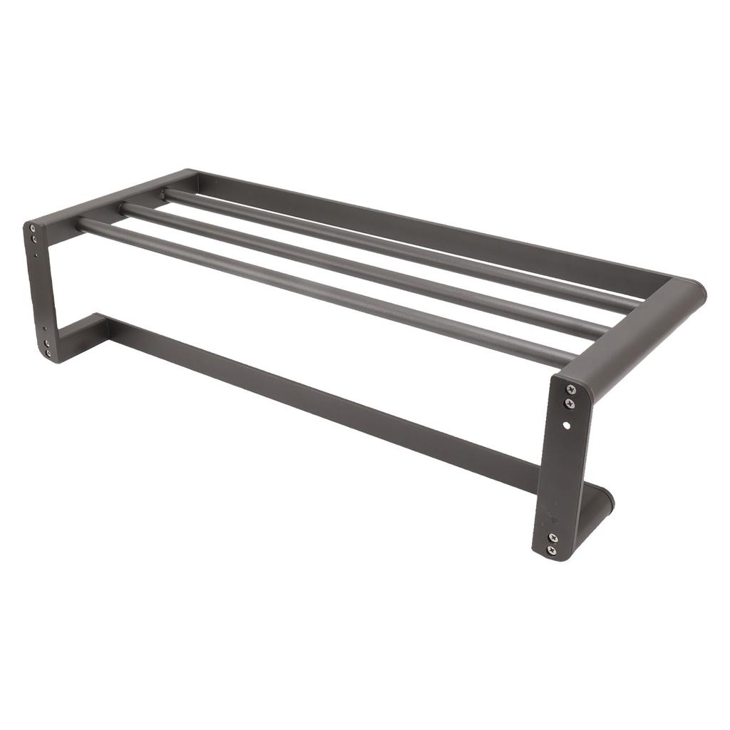 Полки для ванной комнаты, вешалка для полотенец, алюминиевая полка для полотенец, настенное крепление, черная