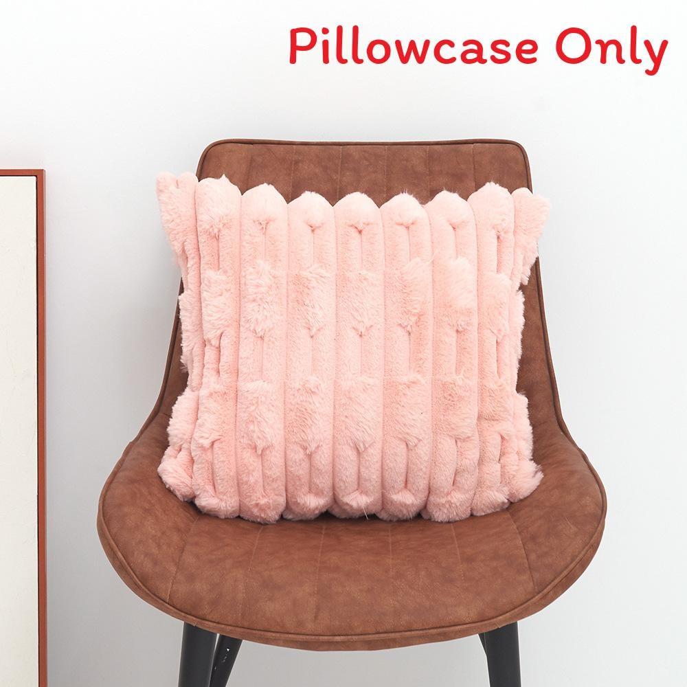 Наволочка Только Роскошные Наволочки из Искусственного Кроличьего Меха Современные Шикарные Подушки для Дивана Разных Размеров