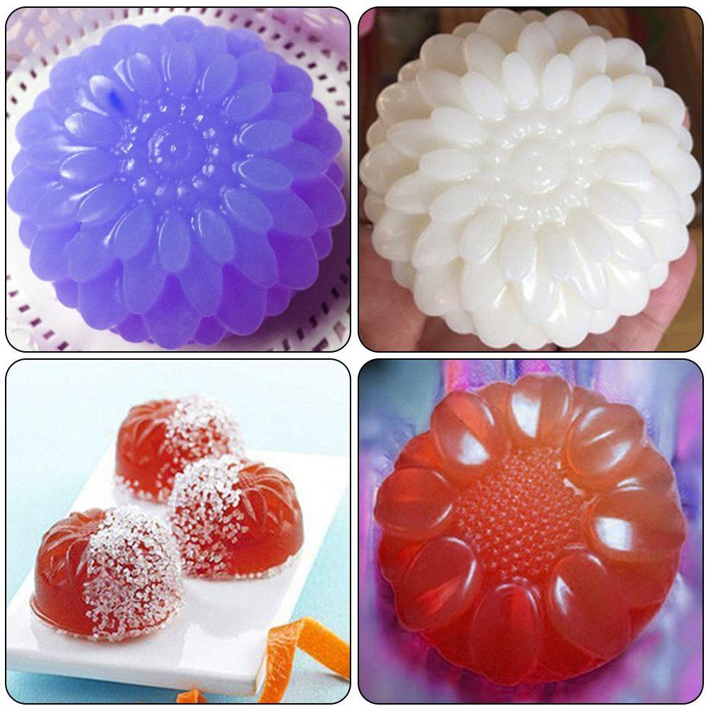 Handmade 6 Cavities DIY Craft Cake Mould Soaps Supplies Pudding Candy Mold Silicone Soap Mold