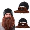 Funny Handmade Winter Wool Mustache Knitted Hats Pirate Face Mask Wig Beard Beanies Bonnet Caps