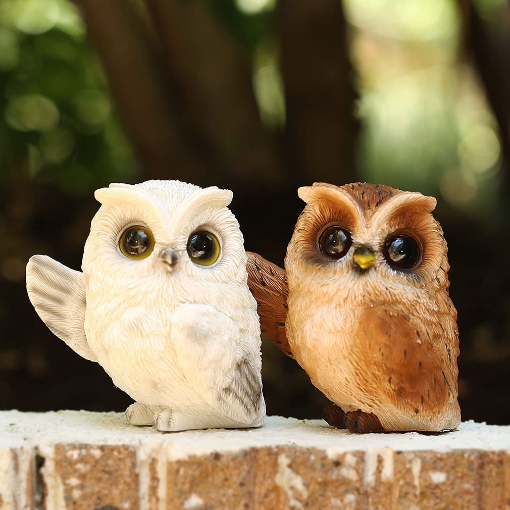 Mo04 Сова Ухо совы Смола День рождения Идеальный подарок Поздравление [Devalier] Статуэтка, Подарок, Настоящее, (Земля Б)
