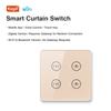 Tuya Zigbee WiFi Умный выключатель для фасадных стен, сенсорная панель управления, управление через приложение, голосовое управление для рулонных штор