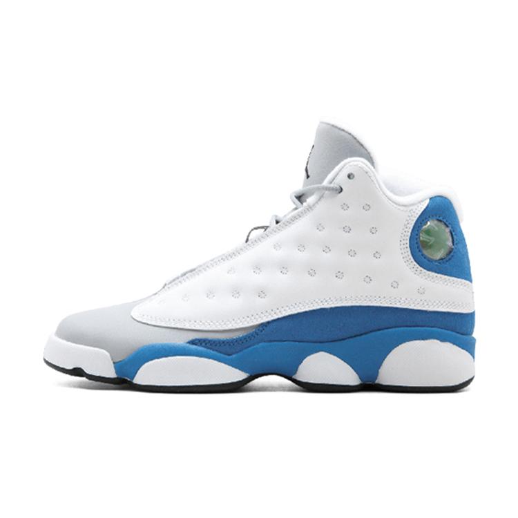 Jordan 13 Retro White Italy Blue GS 439358-107