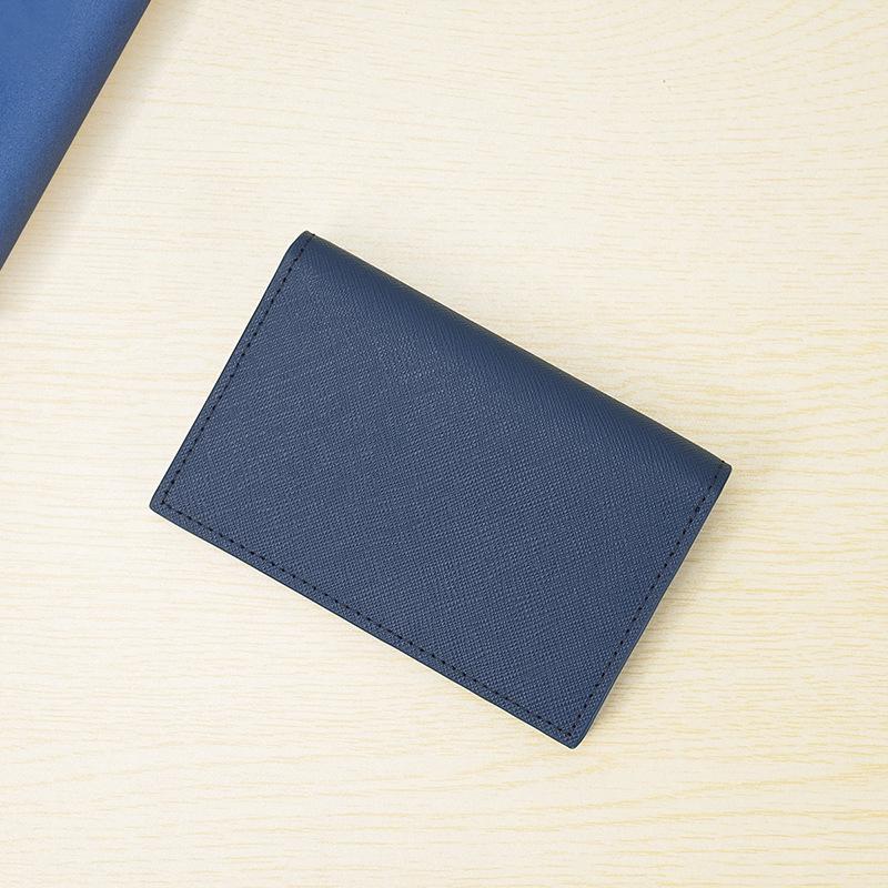 Индивидуальный мужской кошелек-кардхолдер из натуральной кожи с RFID-защитой - Ультратонкий, дизайн из коровьей кожи с тиснением под крокодила