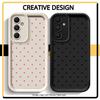 Чехол для телефона для Samsung Galaxy A35 A36 A53 A54 A26 A32 A23 A34 A15 A16 A71 A72 A56 A12 A13 A51 A73 INS Мелкий горошек