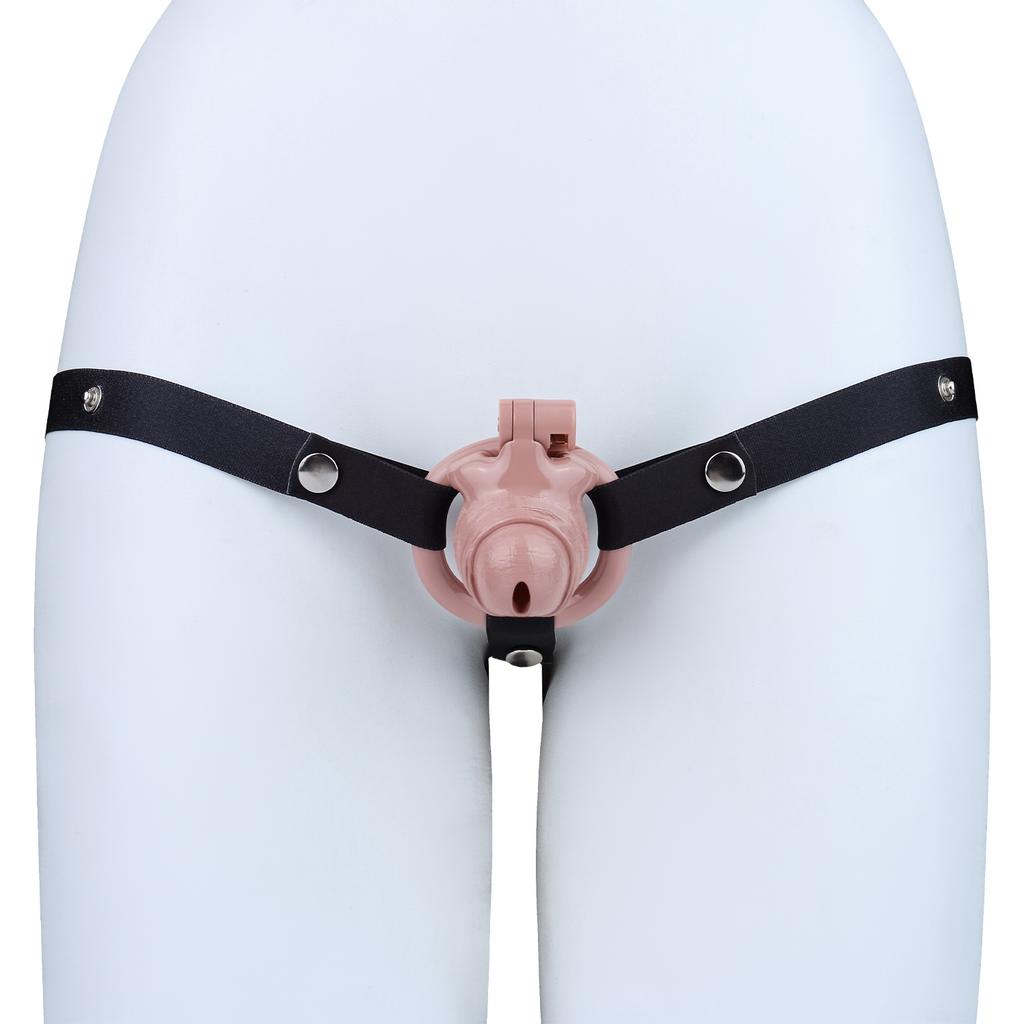 LICKER Новый ABS Реалистичная Кожа Черный Пенис Клетка Целомудрия Замок на Пенис С Носимым Поясом Кольца для Пениса Клетки для Пениса для Мужчин Пенис Бондаж