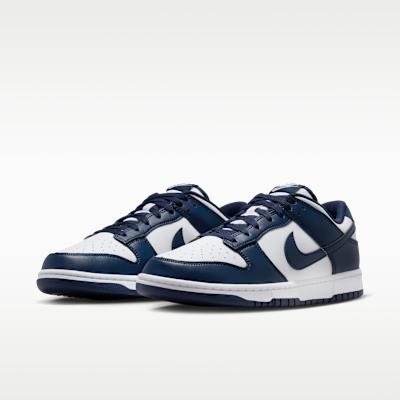 Nike Dunk Low Белый Полуночно-синий