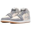 Air Jordan 1 Mid SE Coconut Milk Particle Grey Мужские кроссовки кремовые DN4281-100