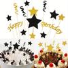 Happy Birthday Cake Topper for Cake Decoration Birthday Wedding Party Supplies Baking Accessories
