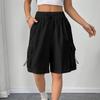Women's Summer Work Pants Are Loose Comfortable Casual Fashionable With Multiple Pockets And Solid Color Shorts