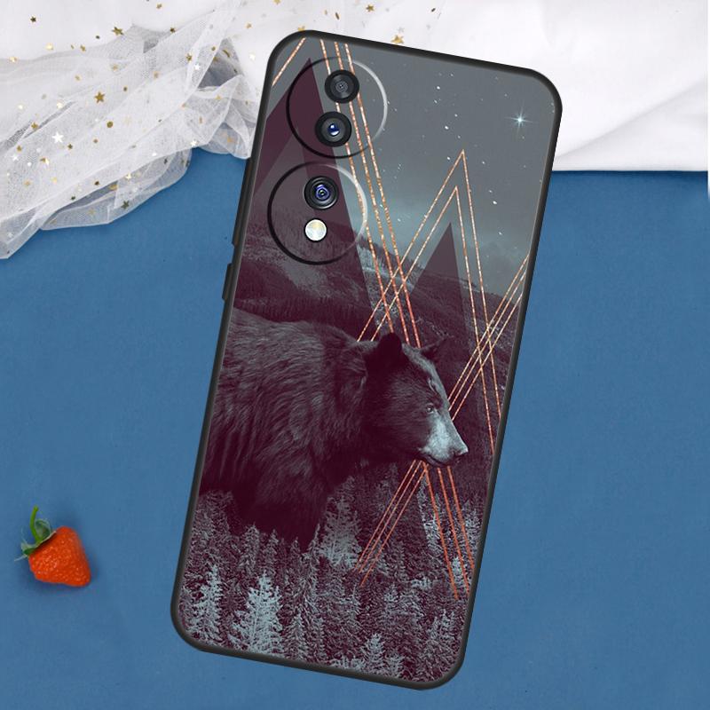 Милый Мультяшный Медведь Чехол Для Honor Magic 8 7 5 6 Pro 200 400 50 70 90 Lite Win RT X8c X8b X9a X9b X9c X9d Обложка