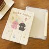 For iPad 2021/20/19 Gen9/8/7 10.2 Inch Cartoon Dog Triple Fold Airbag Style Case Cover Air4/5 10.9 Inch Air3 10.5 Inch With Pen Slot
