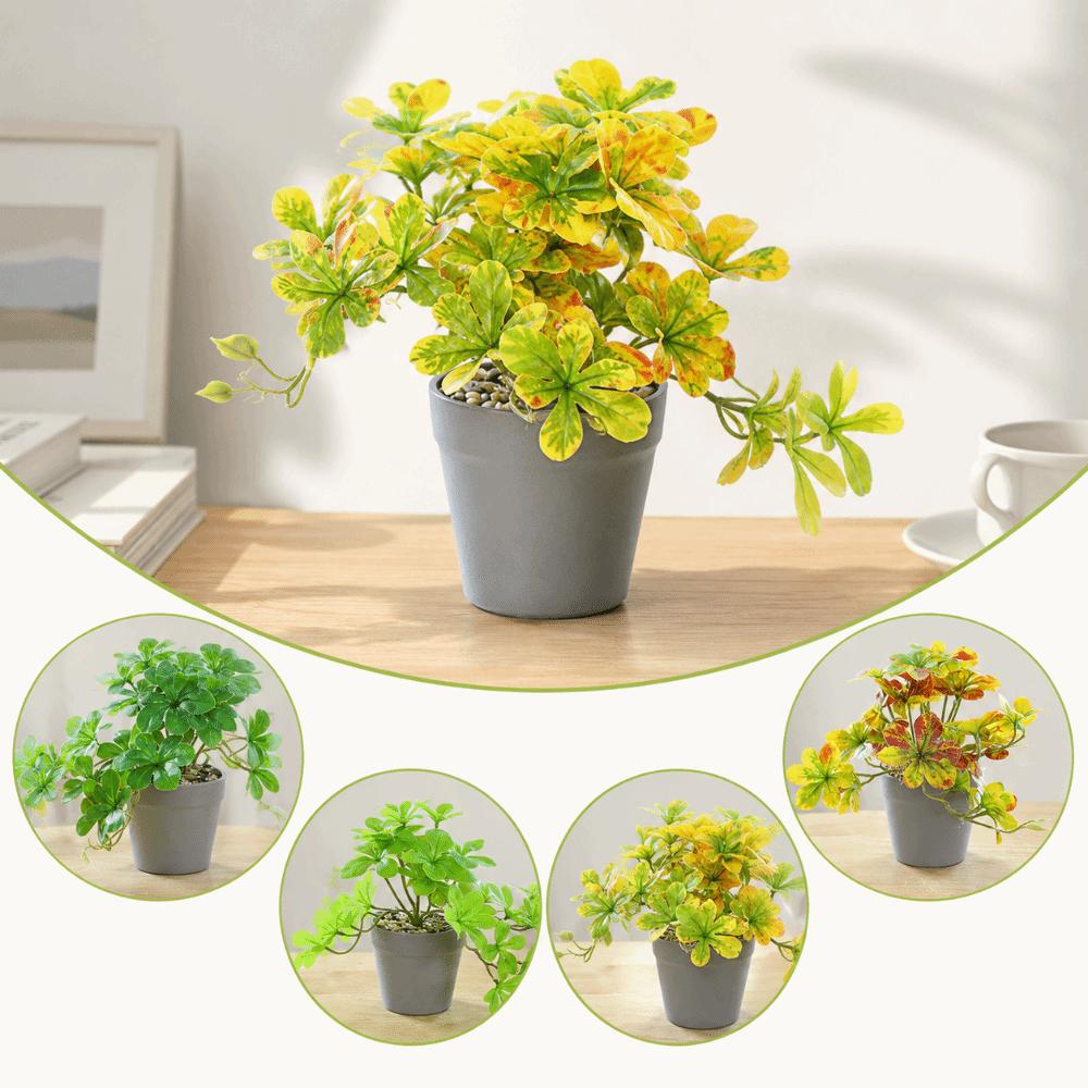 Artificial Spider Plant Artificial Bonsai Plant Fake Plant Decorative Potted Plant Table Decor