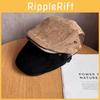 Simple Retro Solid Color Suede Neutral Casual Beret For Casual Winter Fashion