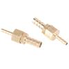 2pcs 4  8mm Brass Fitting Hose Barb Tail Reducer Reducing Plug Connector