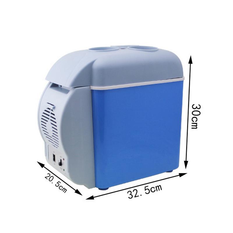 7.5L Mini Car Refrigerator 12V Portable Car Fridge For Cooling Warming Dual Use Travel Vehicle Electric Cooler Car Freezer