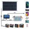 20W 18V Polycrystalline Solar Panel with Controller - Flexible & Portable for Outdoor Use