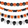 Pumpkin Scary Witch Garland Halloween Paper Decoration Haunted House Prop