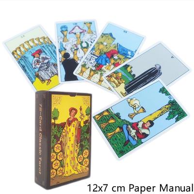 Классические бумажные карточные игры Таро, 78 карт, 12x7 см