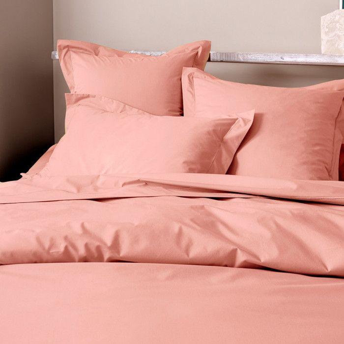 Flat Sheet In Combed Cotton Percale "Julian" All Sizes Pure Cotton - Julian Powder Pink - 240 X 300 Cm for Double Bed