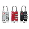 Security Weatherproof Safely Code Lock 3 Digit Combination Lock Anti-theft TSA Customs Lock