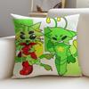 Weird RRegretevatorgnarpyS Cushion Cover Breathable and skinfriendly linen pillowcase square removable and washable cushion