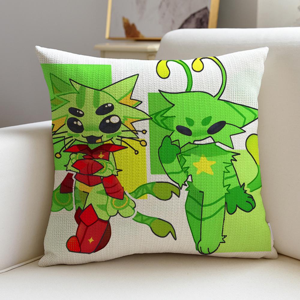 Weird RRegretevatorgnarpyS Cushion Cover Breathable and skinfriendly linen pillowcase square removable and washable cushion