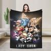Lady Gaga Mayhem Альбом Супер Теплое Одеяло Дорожное Плюшевое Плед Новинка Диван Кресло Фланелевая Постельная Покрывало Покрывало на Диван-Кровать