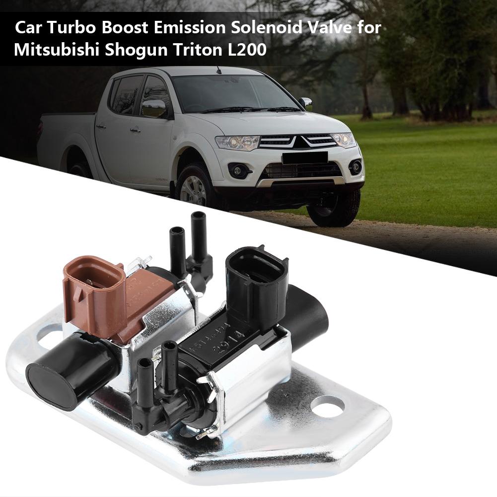 Carbo Boost Emission Solenoid Valve High Performance Replacement for Shogun Triton L200 Black Silver 1pc