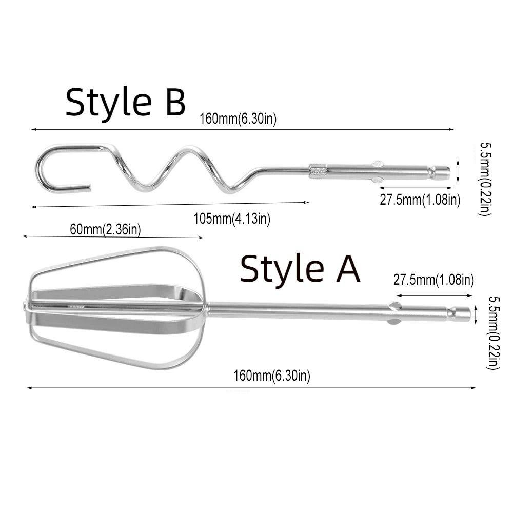 1 шт. Электрический венчик для яиц с защитой от ржавчины, крюк для перемешивания, запасные части для электрического миксера, вспениватель, миксер