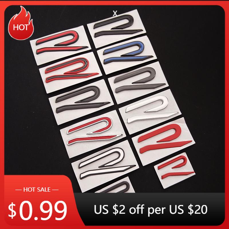 Для VW VOLKSWAGEN 2026 Новый 3D Металлический Значок-Эмблема R Логотип Наклейки на Кузов Автомобиля Хвост Багажник Для VW Volkswagen GTI R Rline Golf Be