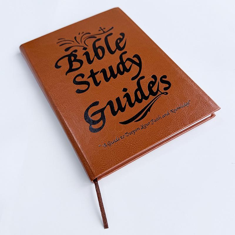 New 66 Page Leather Study Guide & Summary Book