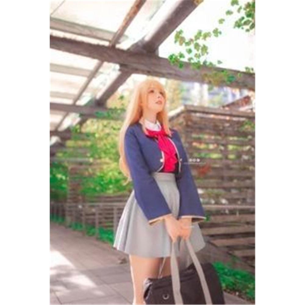 Аниме Oshi No Ko Ruby Hoshino Kana Arima Косплей Костюм Синяя школьная форма Карнавальный костюм Полный комплект Ruby Косплей