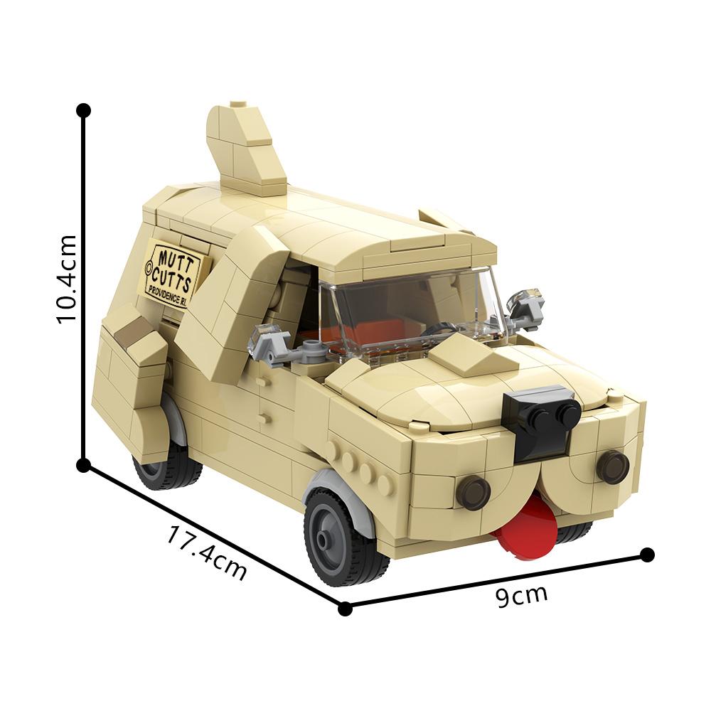 Gobricks MOC Машина из фильма «Тупой и еще тупее» Конструктор Кирпичики Игрушки Подарок