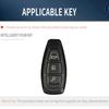 ABS Carbon Fiber Car Remote Key Case Cover Fob for Ford Focus 3 4 Fiesta Fusion Kuga Ecosport Mondeo MK3 MK4 Protect Accessories