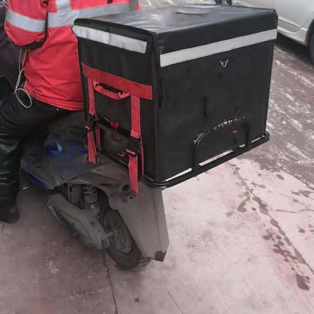 Luggage Rack Consisting of A Flat Rack, Rear Mounting, Sturdy Pannier Detachable Cargo