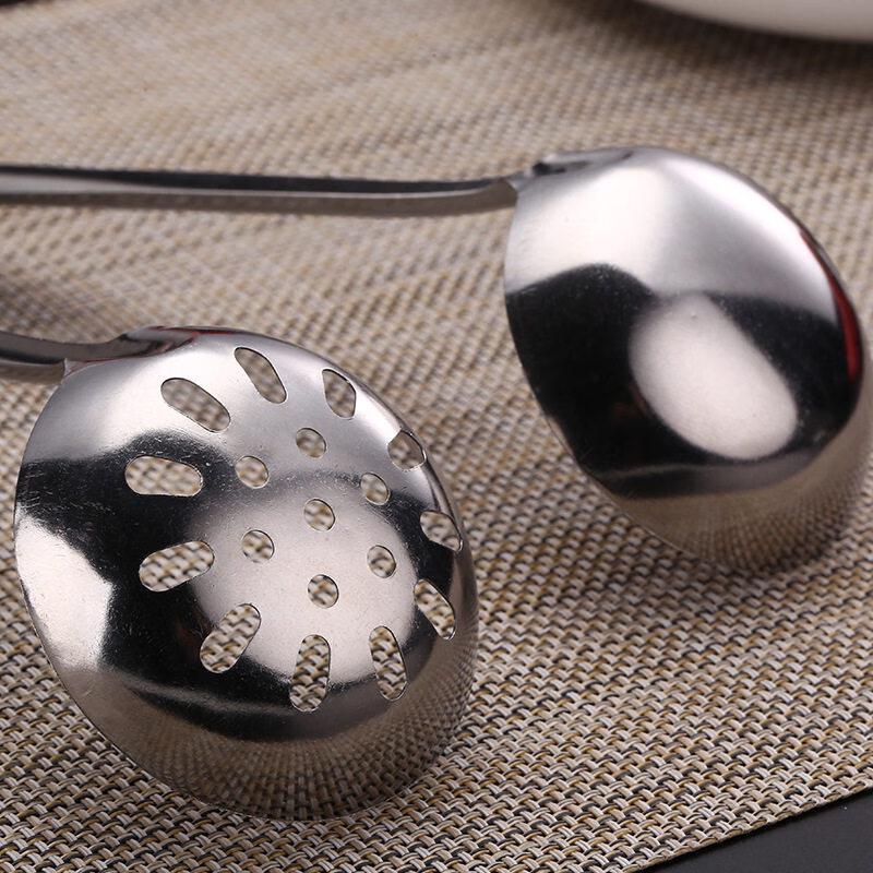 Star-marked Stainless Steel Ladle & Strainer Set