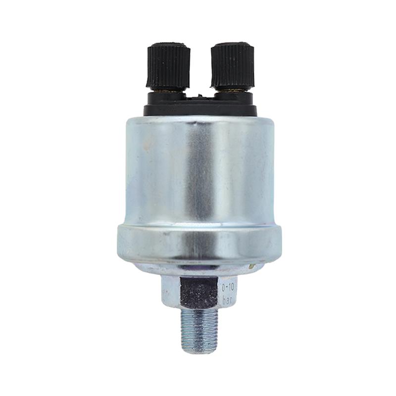 Universal Oil Pressure Sensor 2 Pins 0-10Bar 1/8 NPT 10mm for VDO Generator Part with Alarm Pressure Oil Sensing Plug