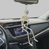 Аксессуары для салона автомобиля Модель человеческого скелета Хэллоуинские атрибуты Подвеска на зеркало заднего вида автомобиля